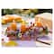 LED Floral & Berries Candle Centerpiece Canvas Wall Art